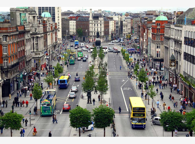Главная улица Дублина