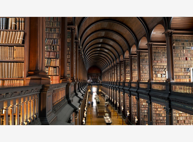 Знаменитая библиотека Тринити Колледжа