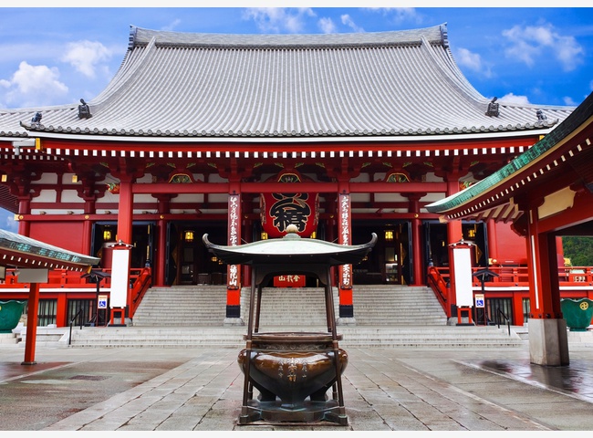 Сэнсо-дзи, старейший буддийский храм в Токио